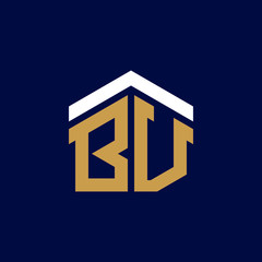 Initial Letters BV House Logo Design