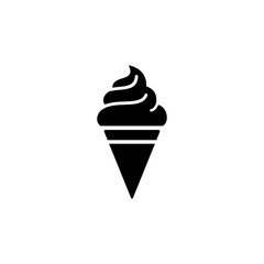 Simple ice cream icon design vector