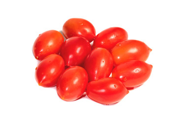 cherry tomato isolated on white background