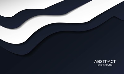 Elegant black and white composition abstract background