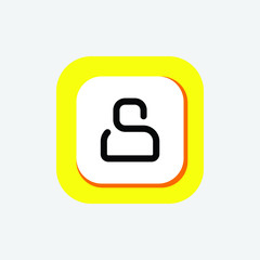 Fototapeta premium Icon Contact Line Art, Contact Icon, Contact glyph icons,Contact As Flat Icon Solid Style isolated