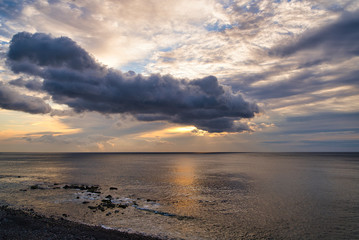 sunrise in izu, shizuoka japan