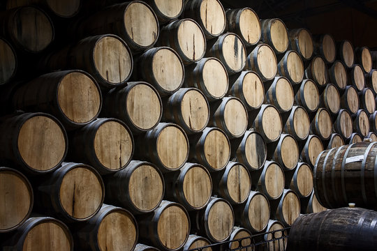 Tequila, Wine Or Whiskey Barrels