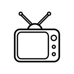 television icon vector template