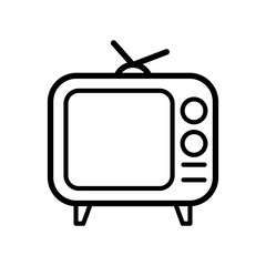 television icon vector template