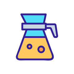 Delicious lemonade fresh vector icon. Thin line sign. Isolated contour symbol illustration