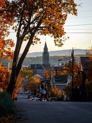 Fall over Downtown Concord, NH