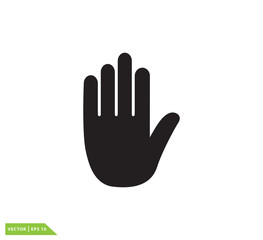 Fototapeta premium Stop sign ,no icon vector flat style