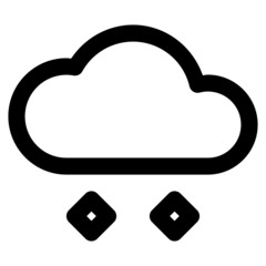 hail icon with outline style. Suitable for website design, logo, app and ui.