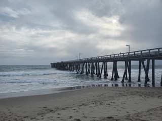 Obraz premium pier at sunset