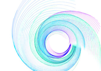 抽象的な光線の渦