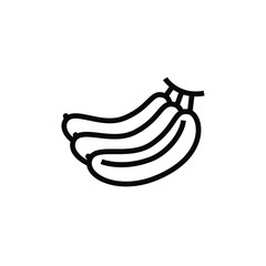 Banana thin icon