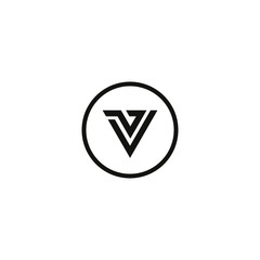 Letter V, VV logo Template Vector