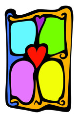 Cora&ccedil;&atilde;o em cores