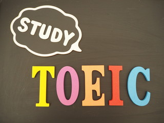Study TOEICの単語、黒板