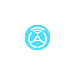 Letter A Logo icon . minimalist Unique modern geometric creative elegant. Vector icon