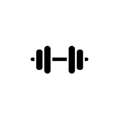 Vector illustration, dumbbell icon design