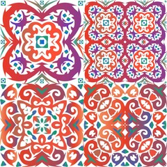 Decorative color ceramic talavera tiles.