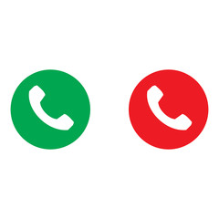ACCEPT AND IGNORE CALL ICON, INCOMING CALL ICON