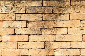 Background of brick old wall texture