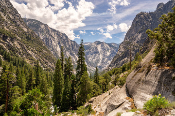 Looking into Kings Canyon National Park