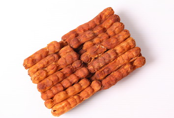 Sweet tamarind on white background