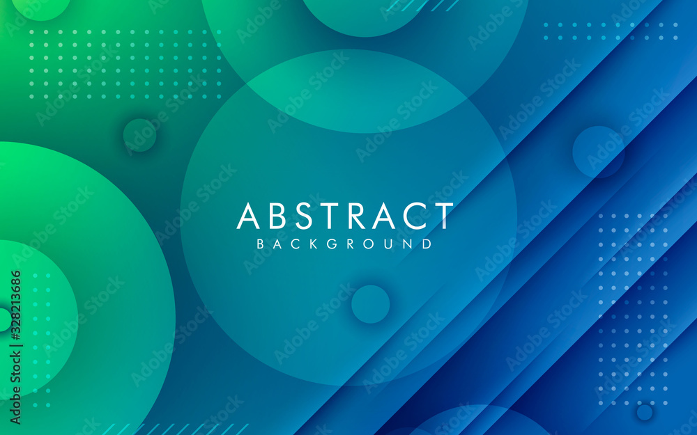 Poster tosca circle color background. dynamic textured geometric element design with dots decoration. moder