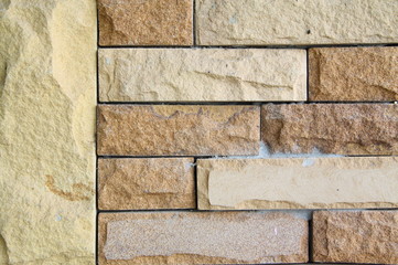 Brown Brick Stone wall background