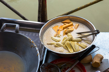 Asia, Thailand, Backgrounds, Banana, Cooked