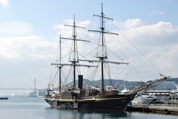 Fototapeta na wymiar 長崎の観光船