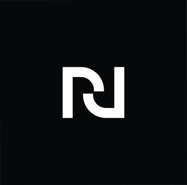 Initial based modern and minimal Logo. RJ JR letter trendy fonts monogram icon symbol. Universal professional elegant luxury alphabet vector design