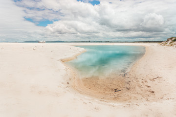 Small lake amond the sand dunes