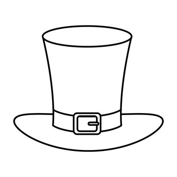 recommend clip art: top hat leprechaun isolated icon