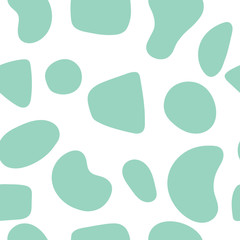 Abstract modern retro seamless background spots shapes