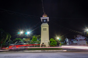 Fototapeta na wymiar The Birch Memorial Clock Tower