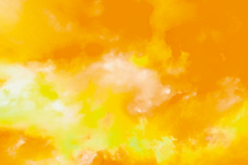 yellow background like a Watercolor