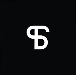 Initial based modern and minimal Logo. SB BS letter trendy fonts monogram icon symbol. Universal professional elegant luxury alphabet vector design
