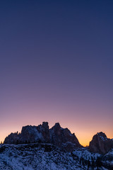 Winter in Smith Rock State Park in Oregon