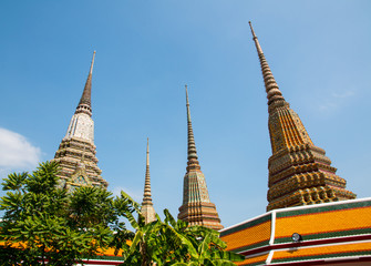 Wat Pho (Wat Phra Chetuphon Vimolmangklararm Rajwaramahaviharn), Pranakorn District, Bangkok, Thailand.