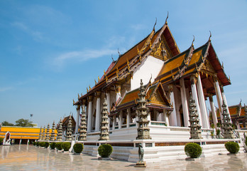 Fototapeta na wymiar Wat Suthat, (Suthattepwararam Temple), Bangkok, Thailand