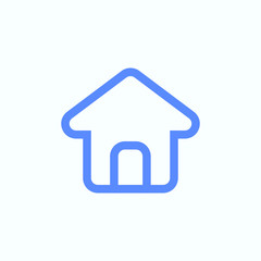 Home button line icon. Pixel perfect icon design. 