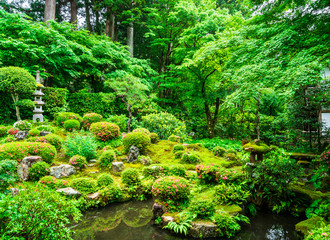 春の京都　三千院　聚碧園