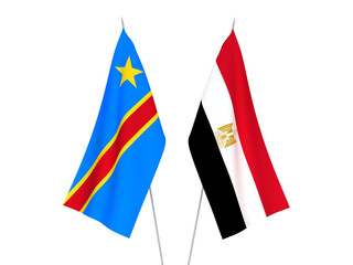 Democratic Republic of the Congo and Egypt flags