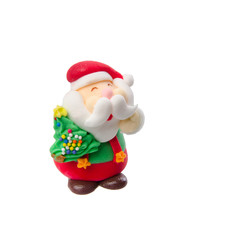 Santa Claus figurine with concept on the background new.