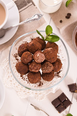 Chocolate truffles.