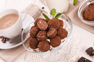 Chocolate truffles.