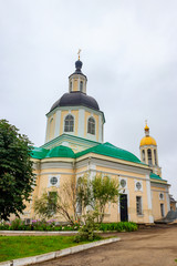 Fototapeta na wymiar Monastery of the Savior Miraculous in Klykovo village, Kaluga oblast, Russia