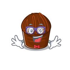 A cartoon concept of Geek chocolate candy design