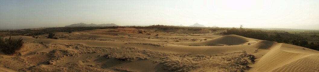 Fototapeta na wymiar Nam Cuong sand dunes, Vietnam