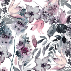 Floral background for cards, invitations. Summer abstract flowers.